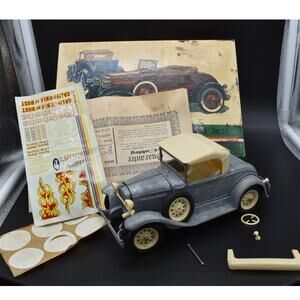 VINTAGE Model A Roadster Hubley Model Kit Part Assembled, Unpainted (SEE PICS)